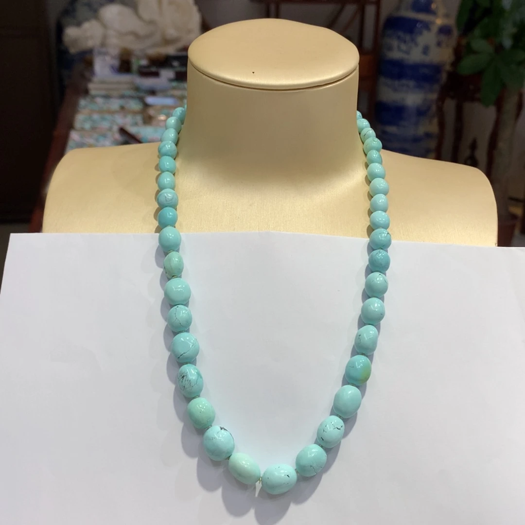 未镶嵌绿松石锁骨链