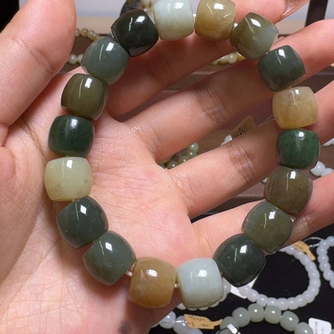 和田玉手串未镶嵌