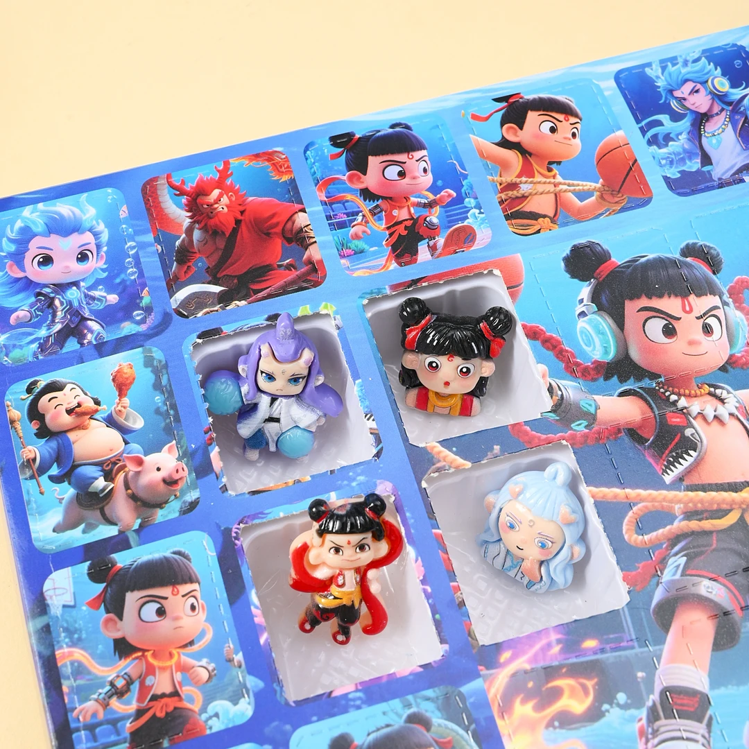 40入哪吒盲盒洞洞乐六一儿童礼物KT猫潮玩玩具班级洞洞乐盲盒