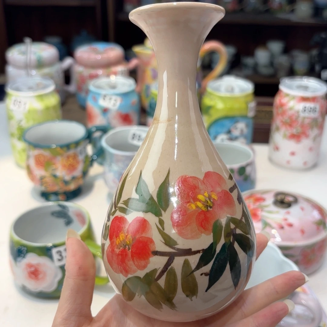 景德镇手绘高温釉下彩陶瓷茶具