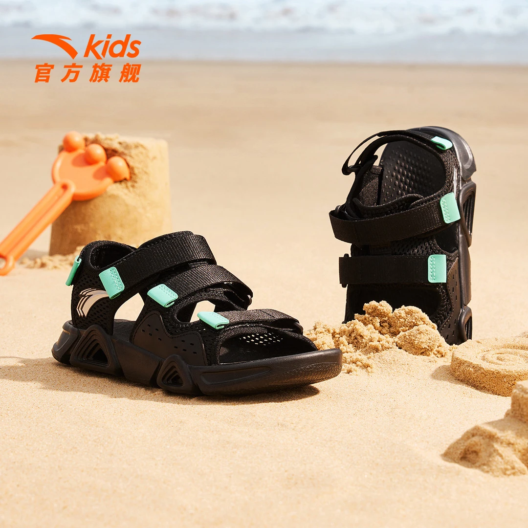【40℃高温补贴】安踏儿童男女童夏季水陆两栖运动露趾沙滩凉鞋