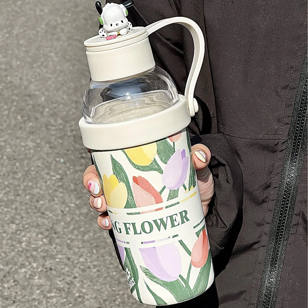 茶水分离保温杯女生316不锈钢高级精致大容量便携花茶冷泡杯随行