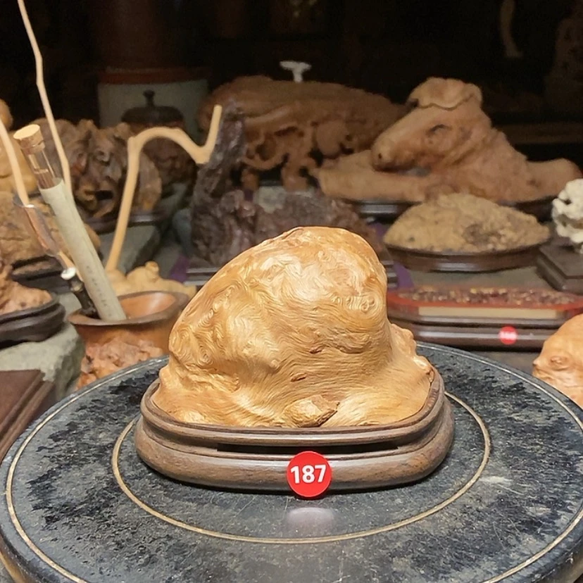 【闪购商品】187号荔枝木香炉工艺