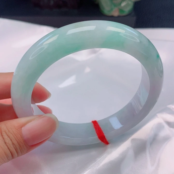 @***欢翡翠未镶嵌手镯59+圈