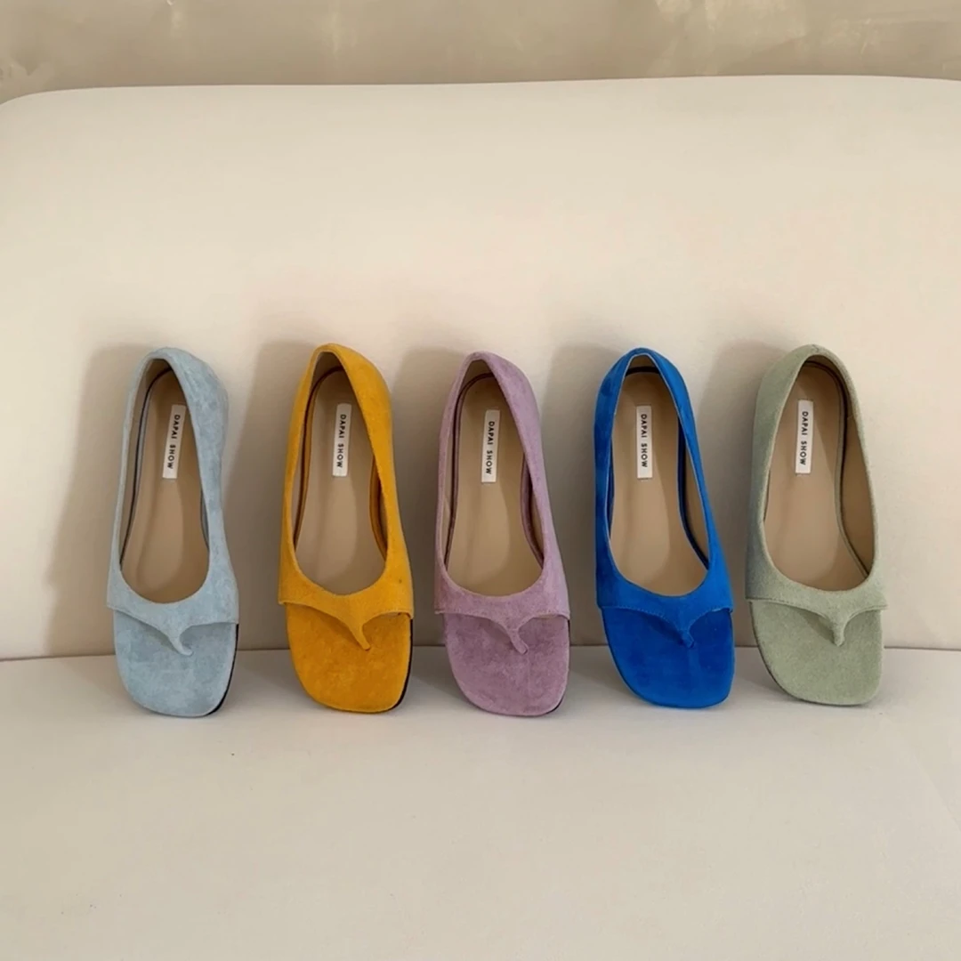 小众百搭春夏通用夏季低跟时尚软底女鞋子等等丫上