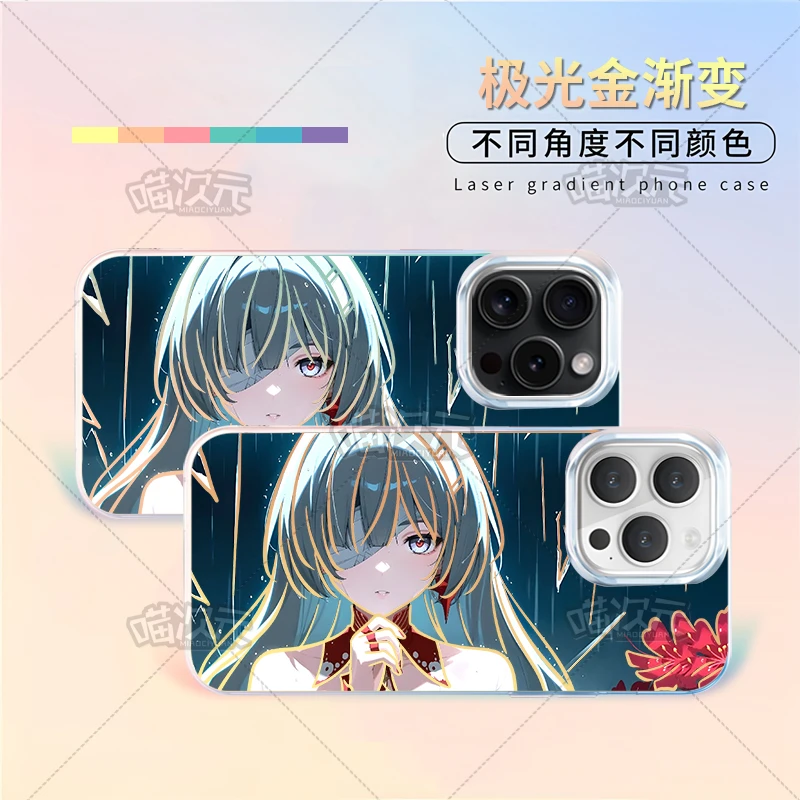 鸣潮弗洛洛适用苹果华为vivo一加oppoiPhone小米二次元极光手机壳