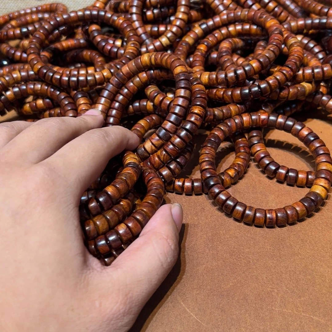 黄花梨/降香黄檀手串/手链海黄老干料79