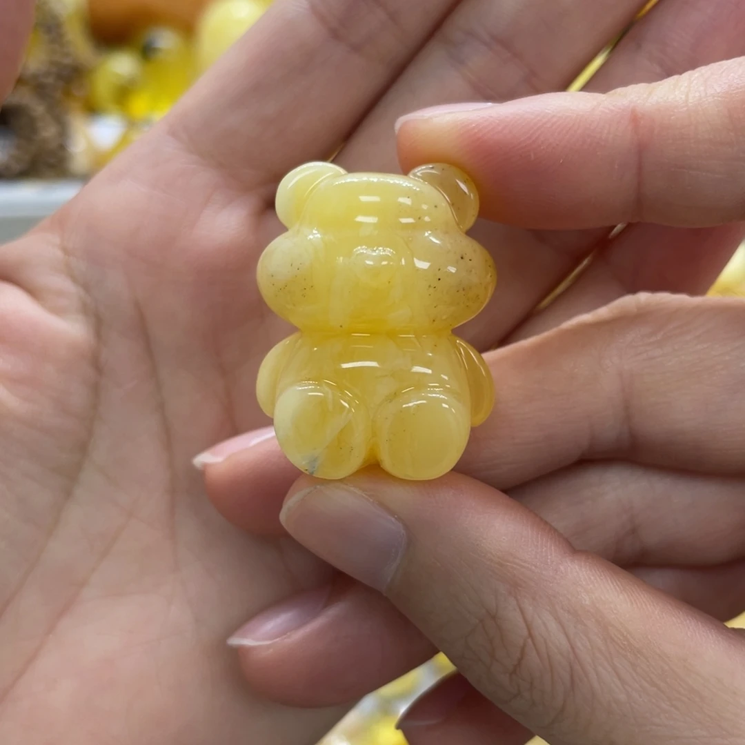 琥珀未镶嵌裸石天然琥珀 微瑕放漏