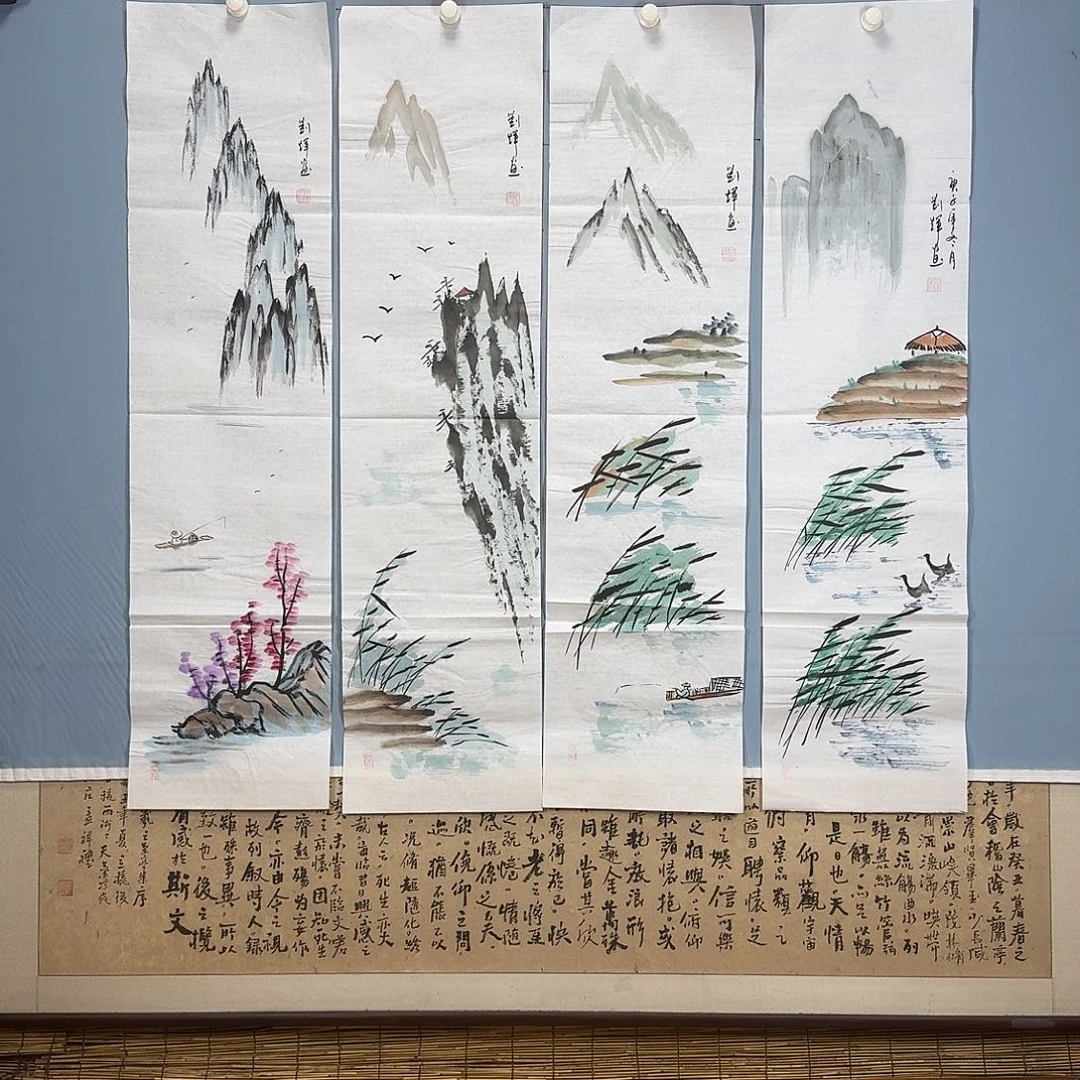 大***寶国画1364 牡丹图画师