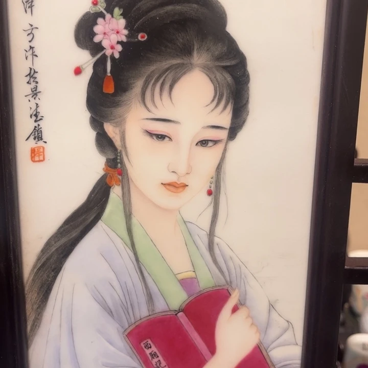 海***空手工手绘的作品瓷器