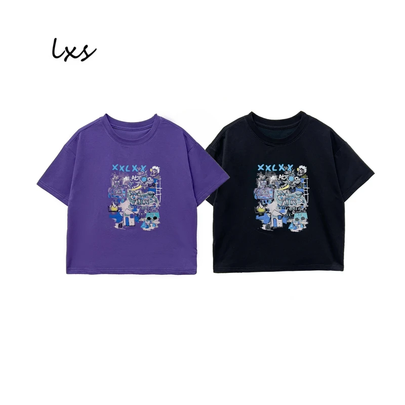 舅舅严选童装夏季印花男童韩版百搭衣服儿童圆领短袖C88995