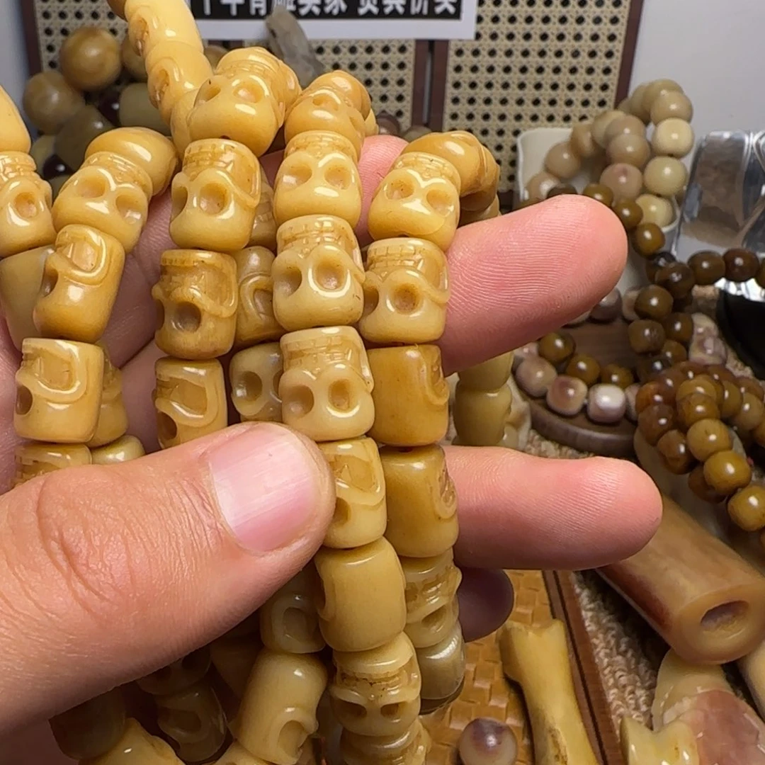木质类驼骨手工两颗