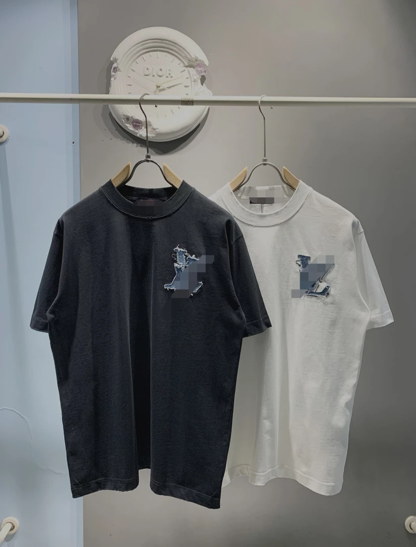 路家潮流短袖夏季设计师情侣纯棉阔版男士T恤时尚春夏圆领