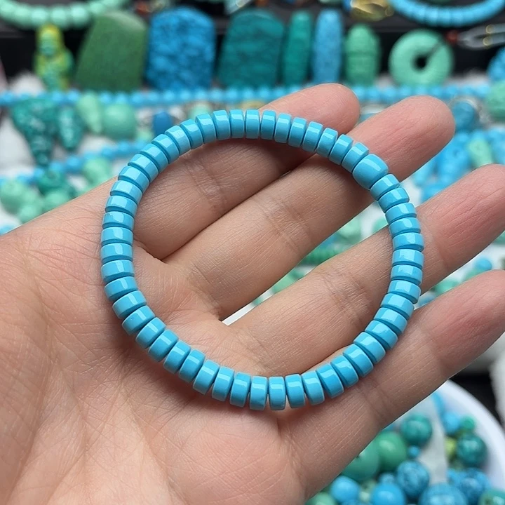 尺寸6+蓝直切隔片手串手链