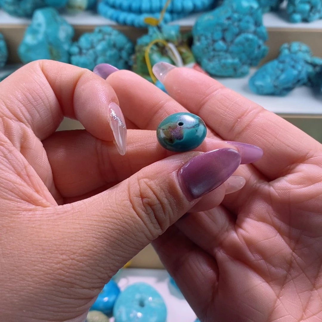 高瓷三彩配饰扣子