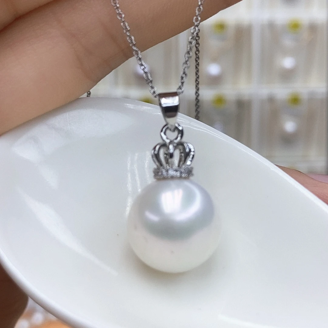颈饰合金淡水珍珠