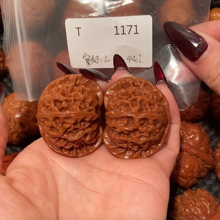 风***想吊坠文玩核桃宫灯42