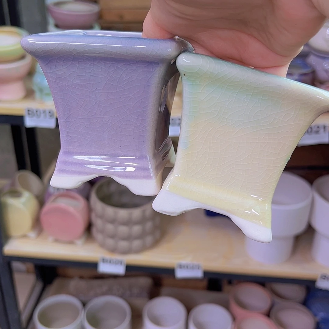 陶瓷花盆当场满12包邮