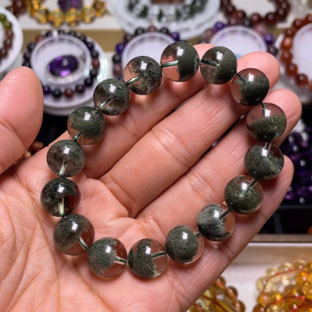 水晶手链未镶嵌巴西绿幽灵