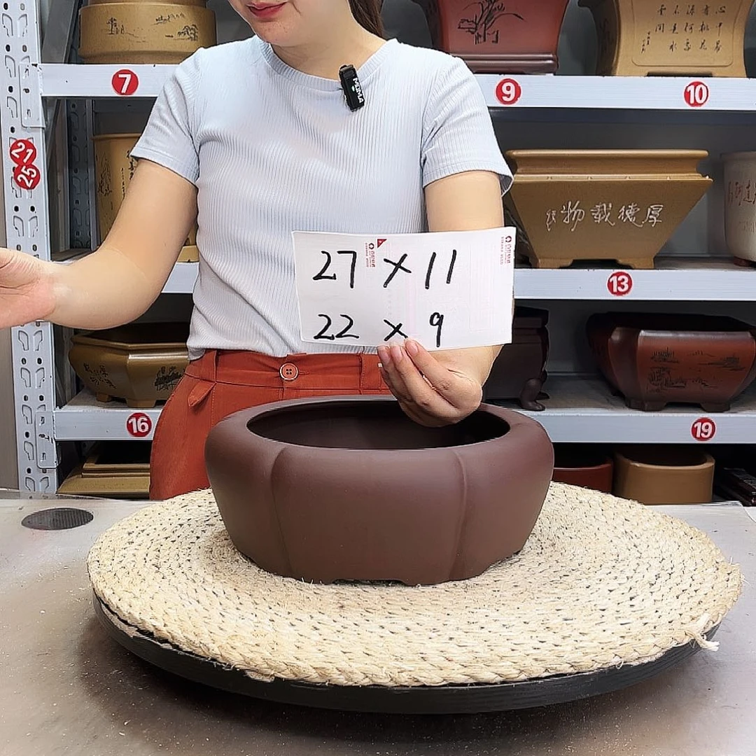 紫砂花盆紫砂花盆
