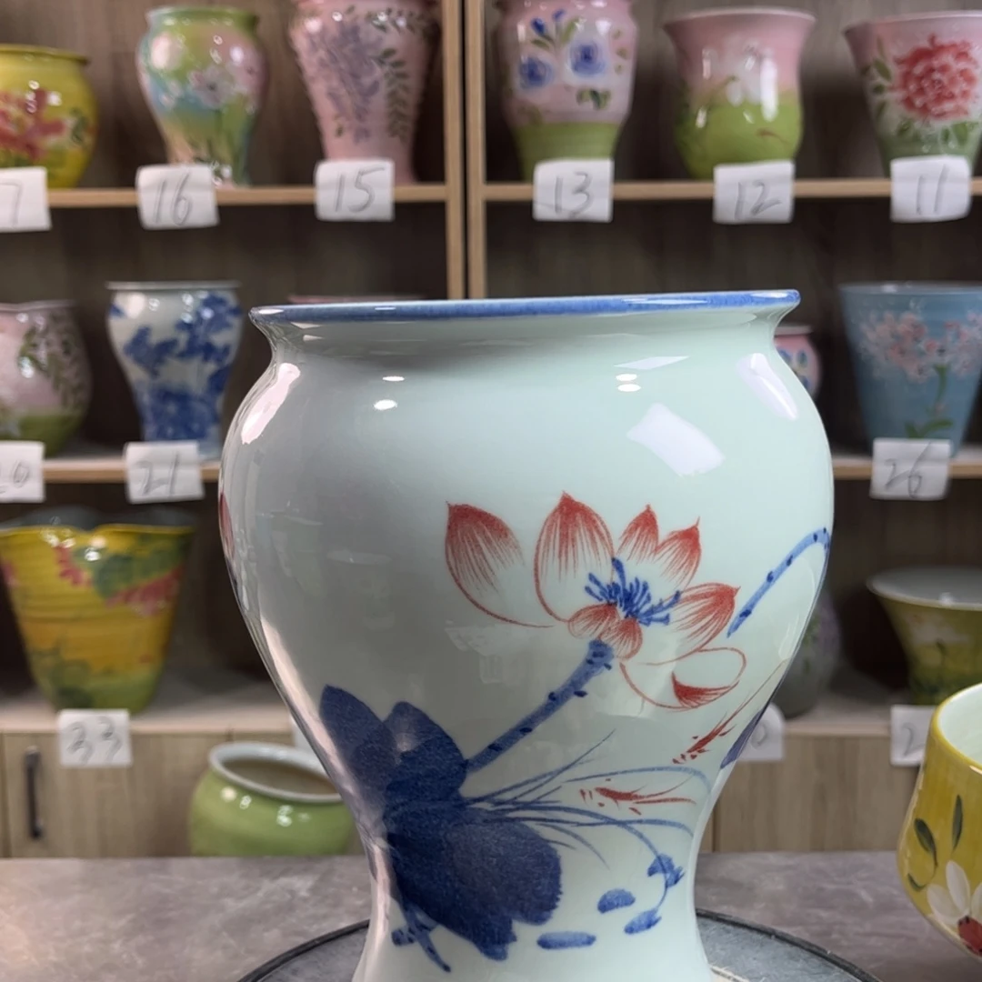 景德镇陶瓷花盆花盆