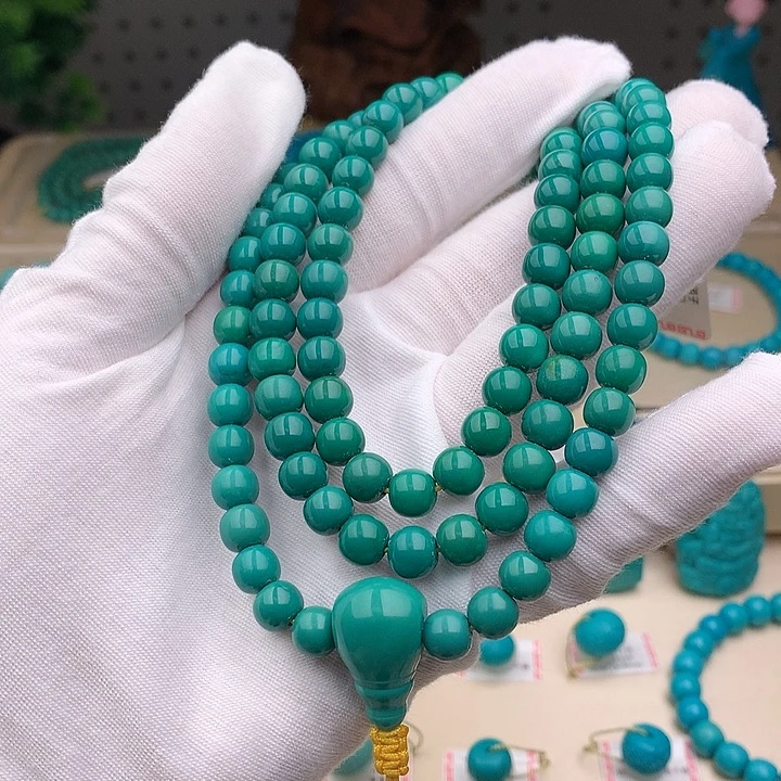 未镶嵌绿松石多类