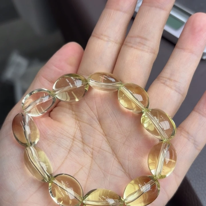未镶嵌手链水晶黄水晶