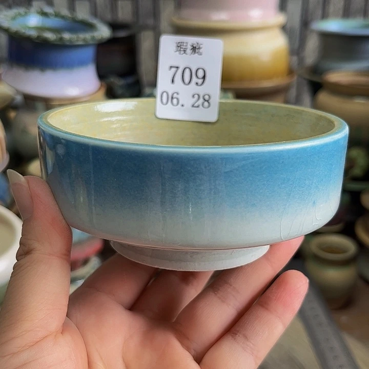 瓷片景德镇陶瓷手工制作口10.5高5左右