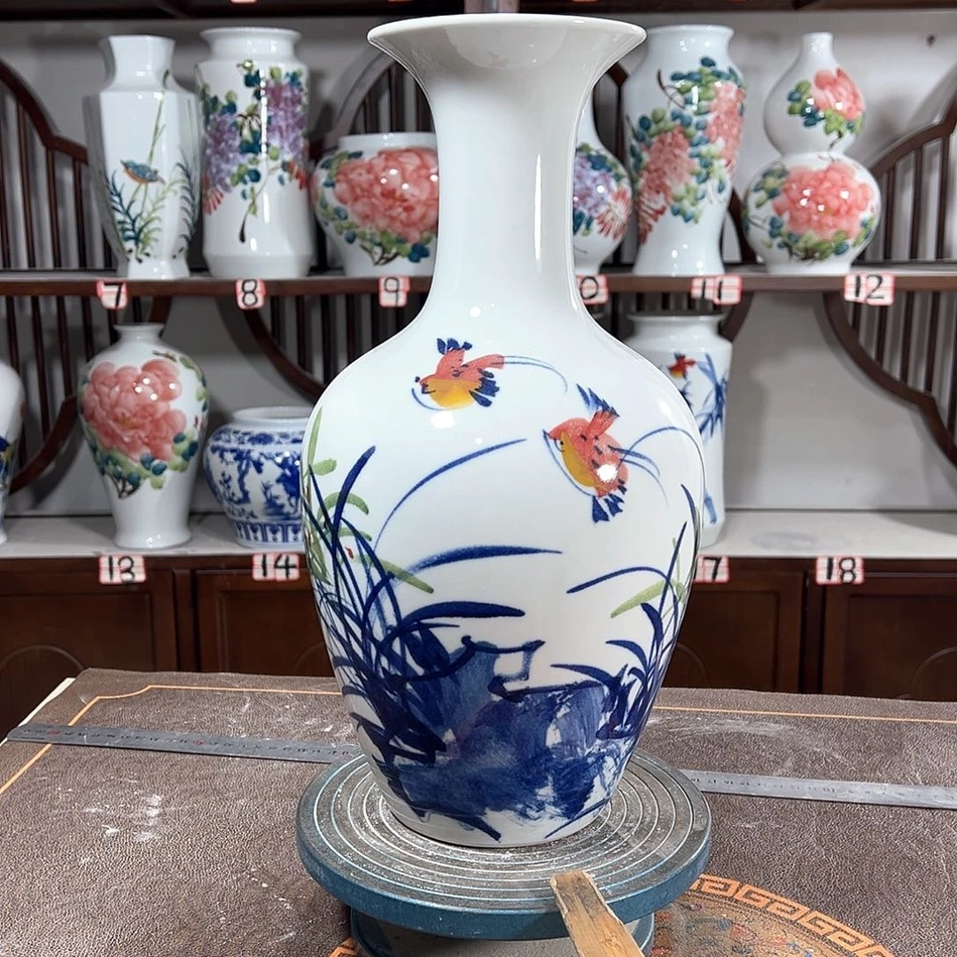 摆件景德镇陶瓷棒玉