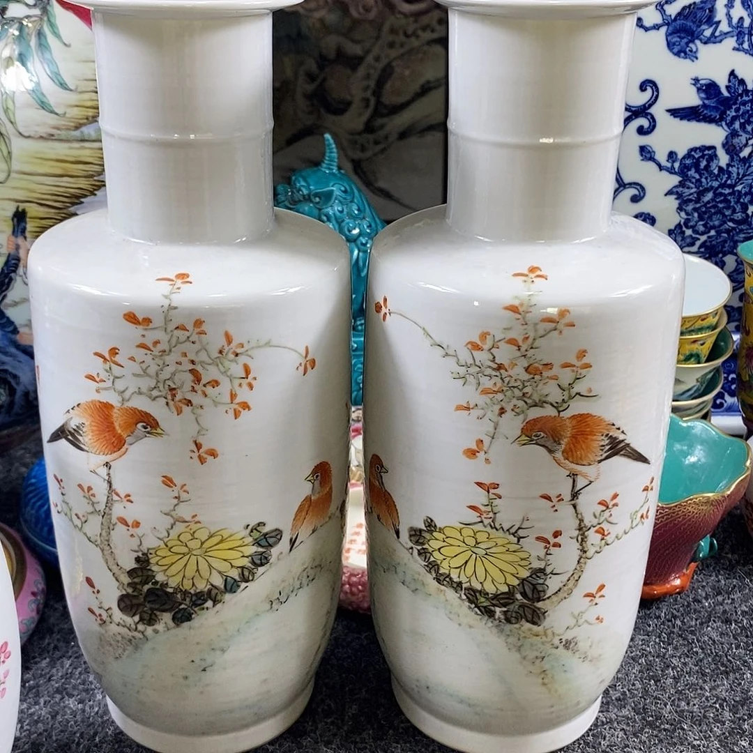 手工手绘陶瓷摆件工艺品满***6