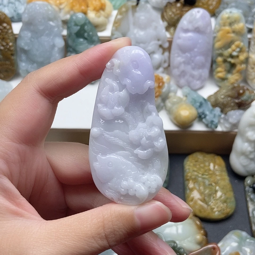 翡翠未镶嵌颈饰翡翠