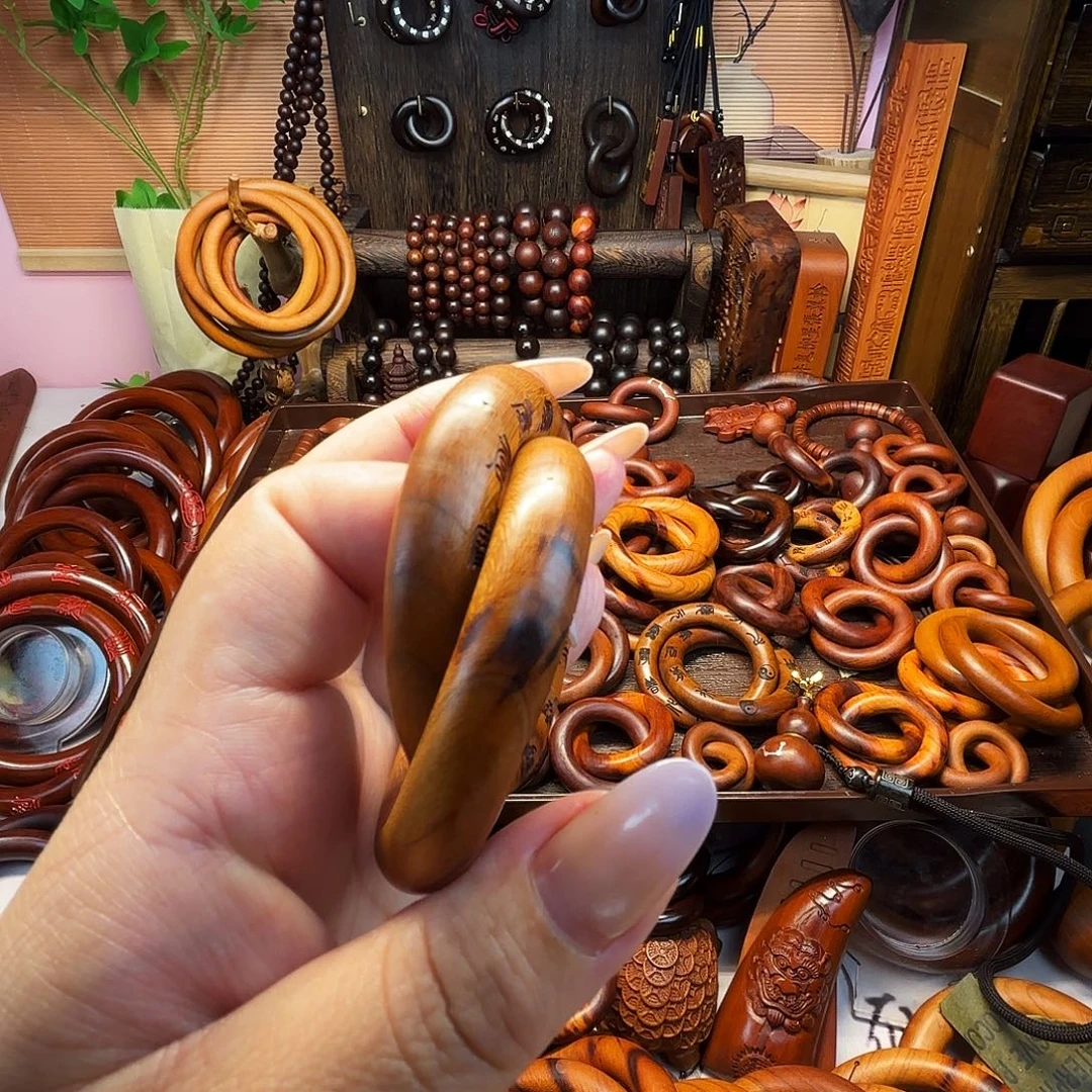 枣木桃木40圈口微瑕不退不换