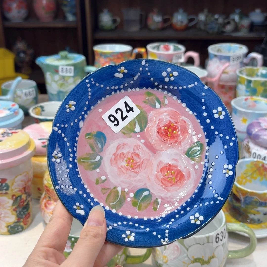 景德镇手绘高温釉下彩陶瓷茶具