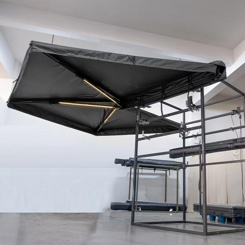 车尾帐篷270度扇形双杆带灯一帐多用多车型适用