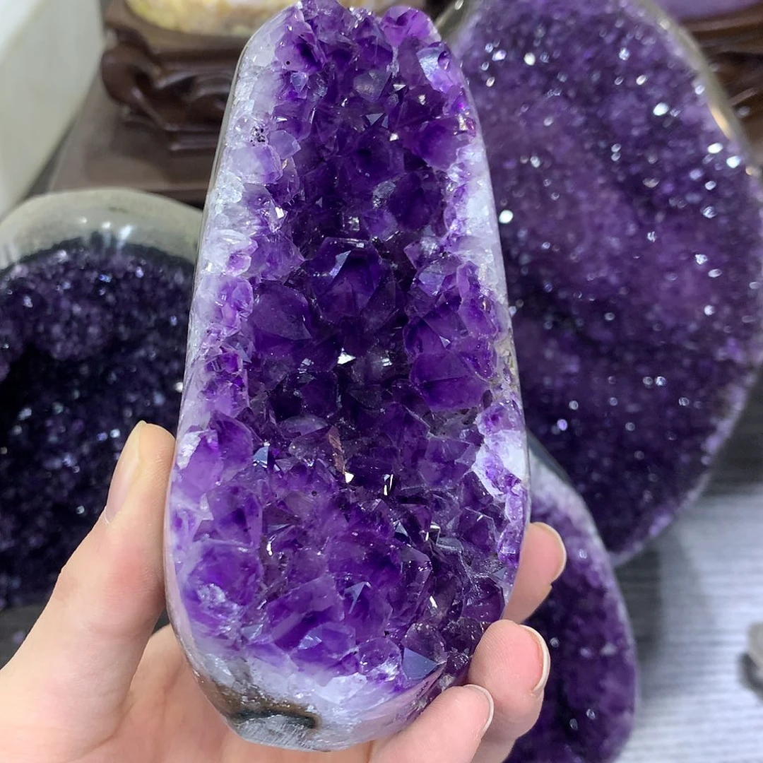 紫晶珠宝半成品未镶嵌566