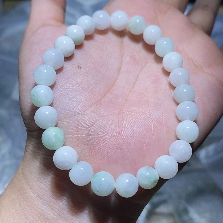 未镶嵌手串翡翠天然缅甸A货翡翠手串卡7.7