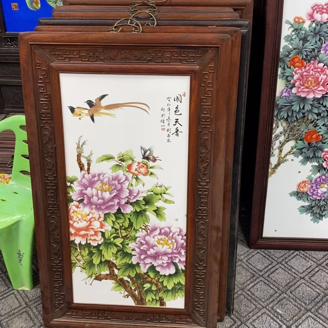 瓷片1米*60*1景德镇瓷板画柴窑烧制