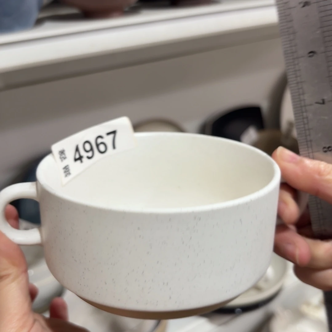 陶瓷4967 微瑕陶瓷餐具2个