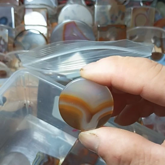 玛瑙/玉髓合金颈饰