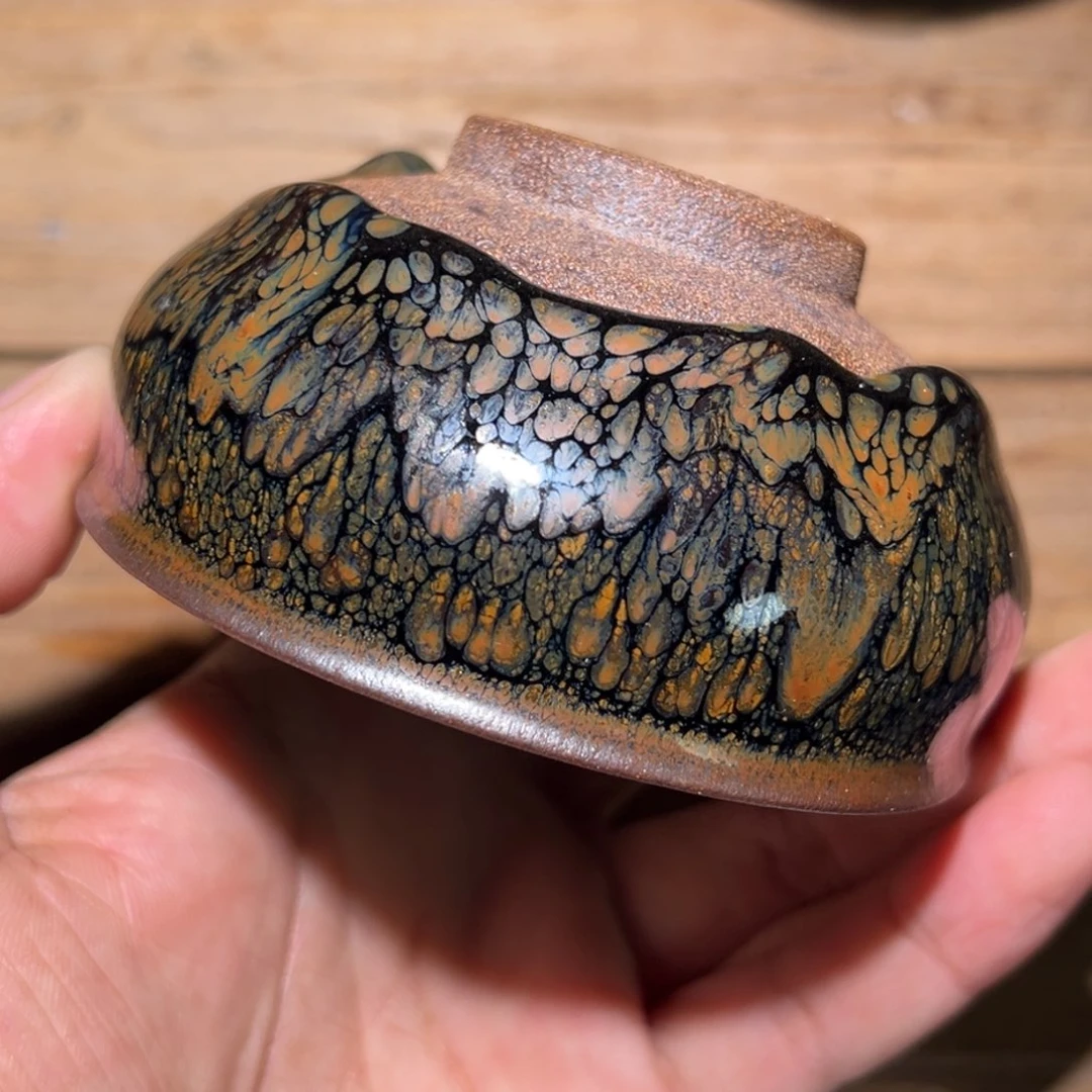 茶盏建窑建盏柴烧