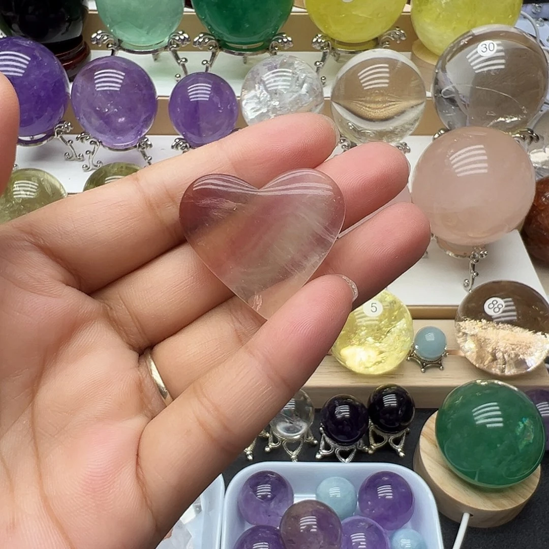 水晶未镶嵌珠宝半成品