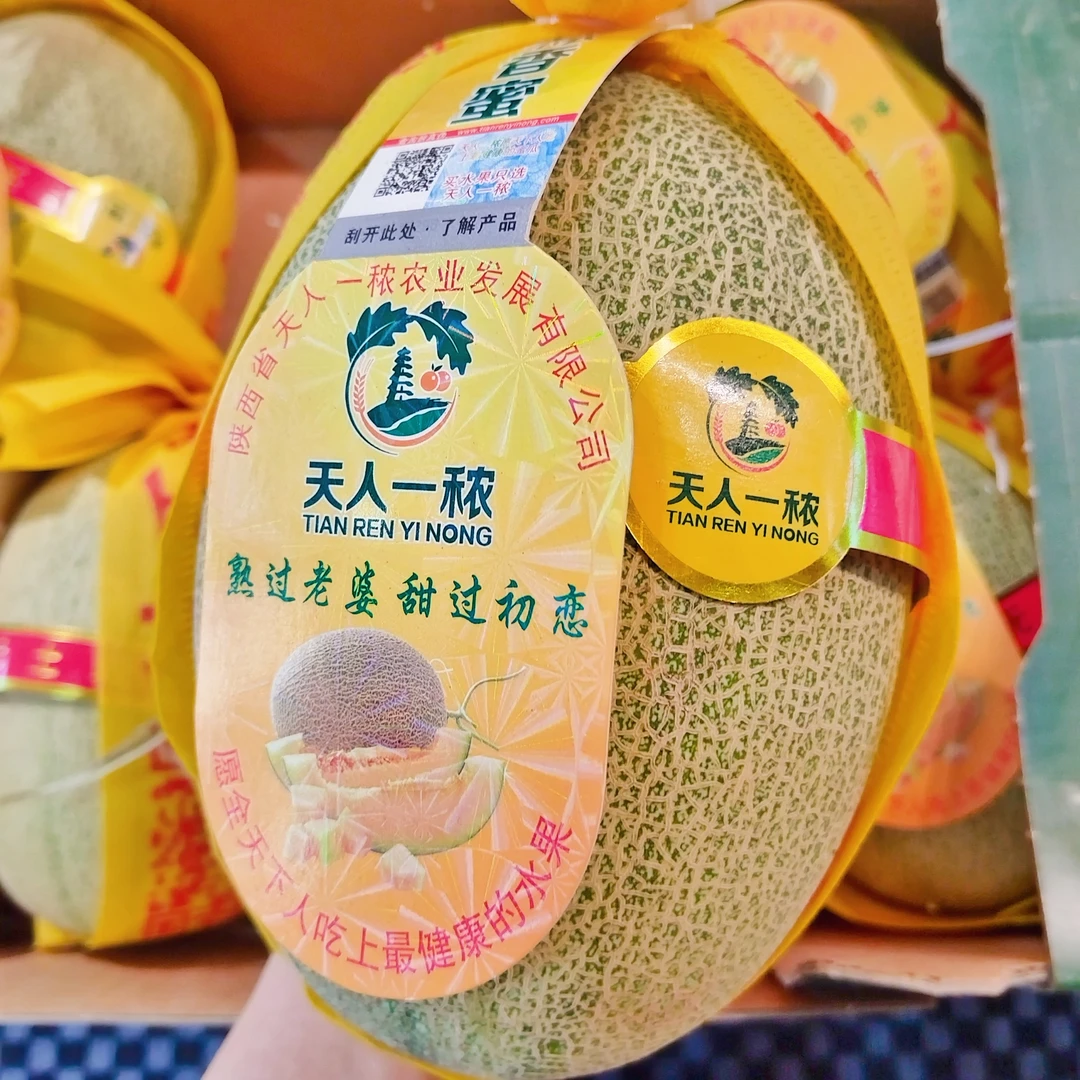 海南一级小蜜哈密瓜1个约1100g