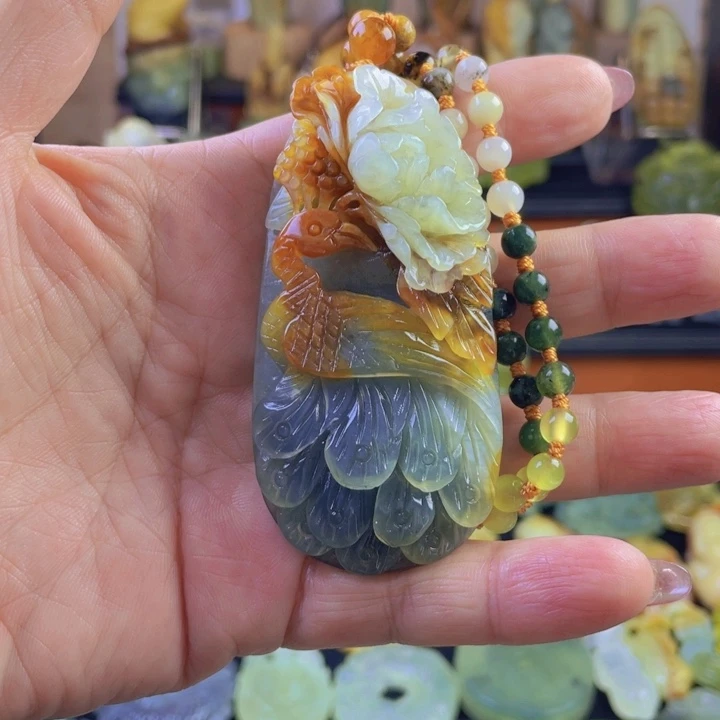 蛇纹石玉颈饰未镶嵌莱****店