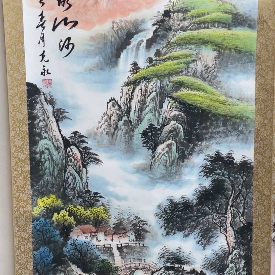 国画老师手笔手绘作品y