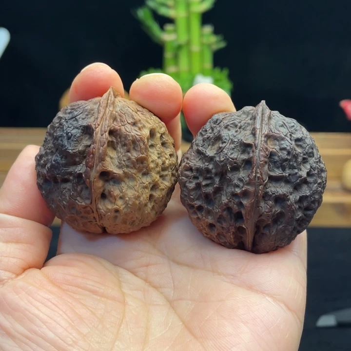 文玩核桃把件芭蕉扇