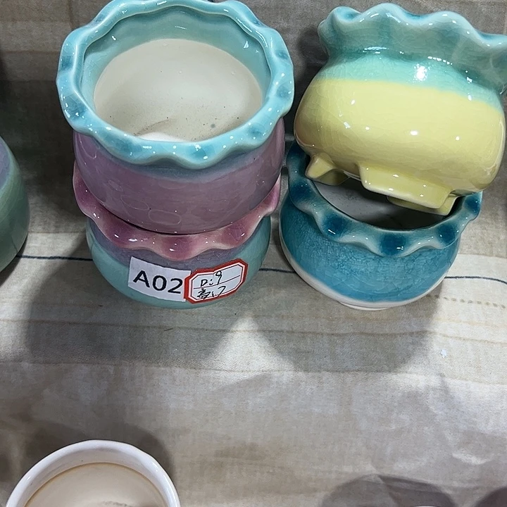 微瑕陶瓷花盆满9.9发