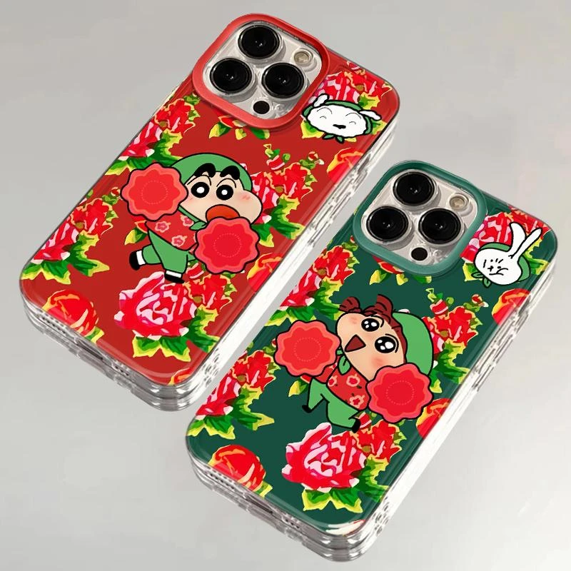 奥菲顿大花布小新妮妮适用iPhone16苹果手机壳华为vivo小米oppo套