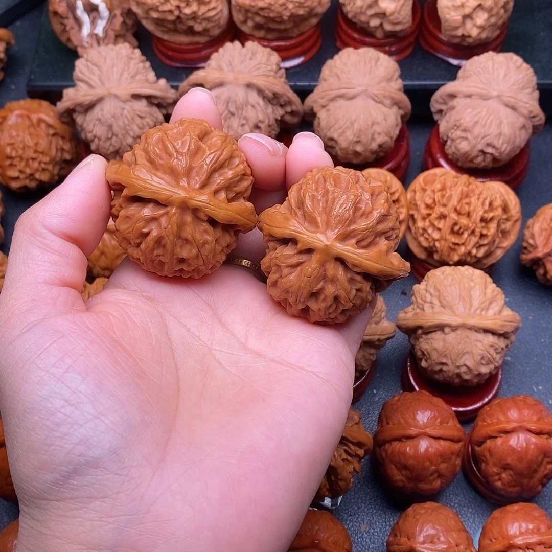 文玩核桃把件42宫灯