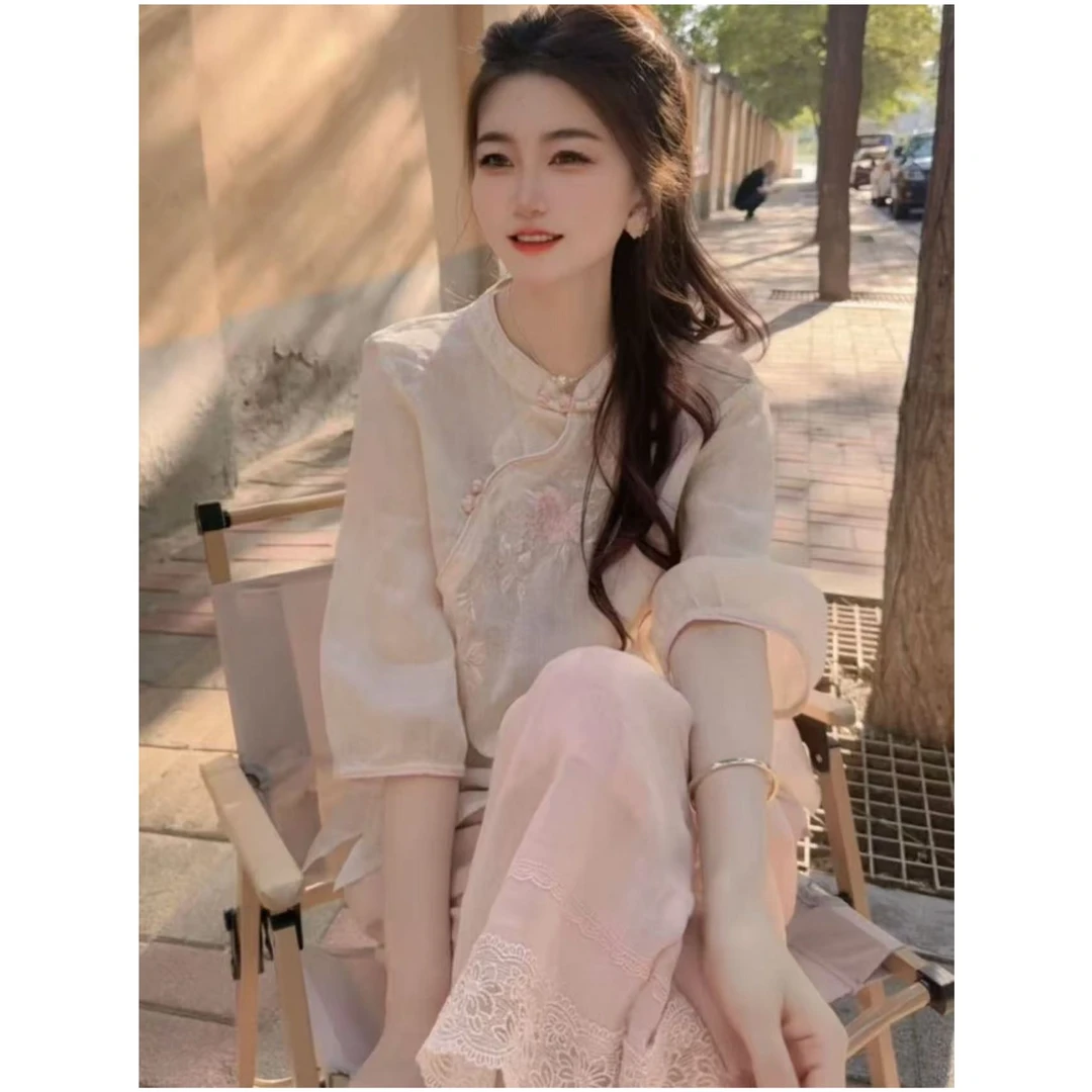 『国风佳人A』MYNS舒适简约潮流洋气衬衫7070