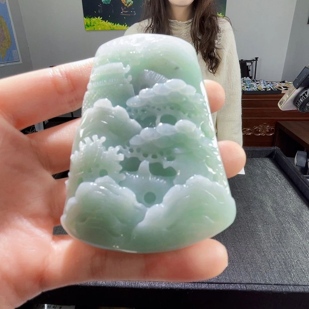 颈饰未镶嵌翡翠翡翠